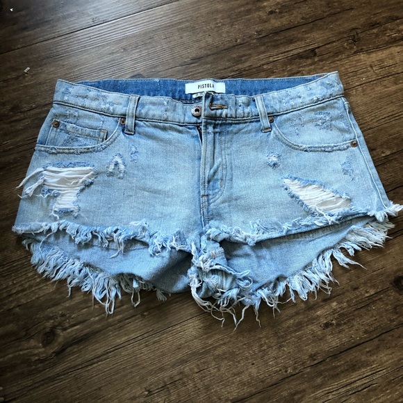 Pistola Distressed Cutoff Shorts - Picture 1 of 3